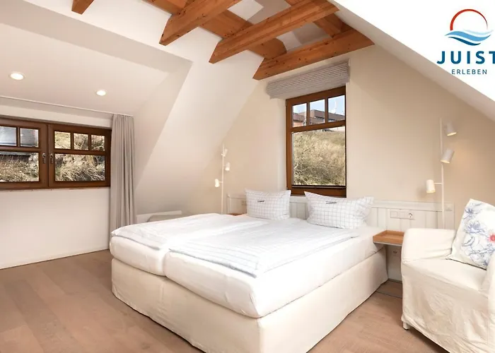 ホテル Haus Lutje Freiheit 129 - Ferienwohnung Dunenrose ユイスト
